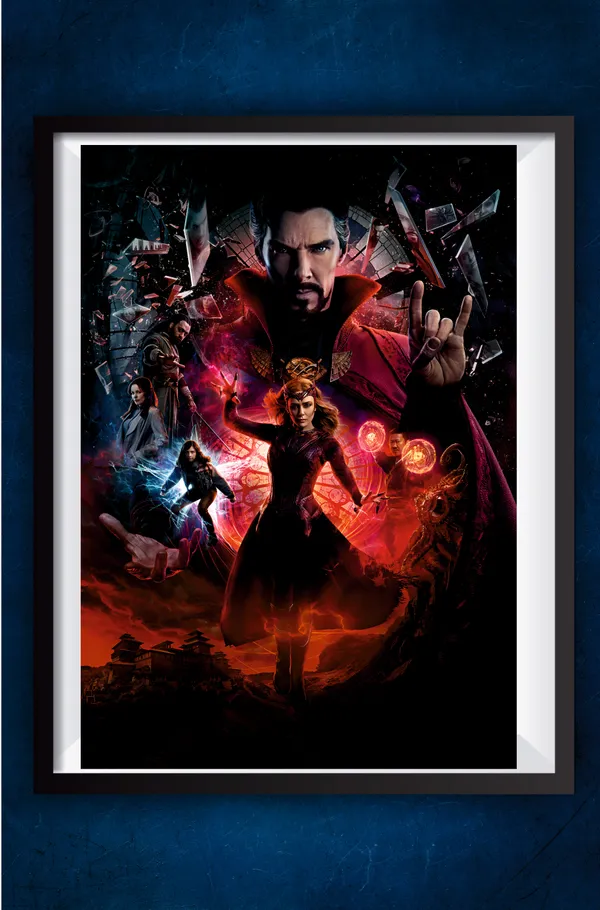 Multicolor_Acrylic_Doctor_Strange_In_The_Multiverse_Of_Madness_Marvel_Poster_For_Home_Decor
